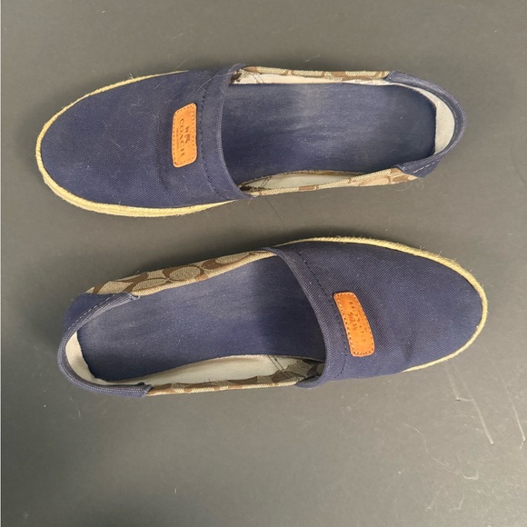 Coach Margret Canvas Shoes (blue raw denim and khaki), Women’s size 11 - Picture 7 of 9